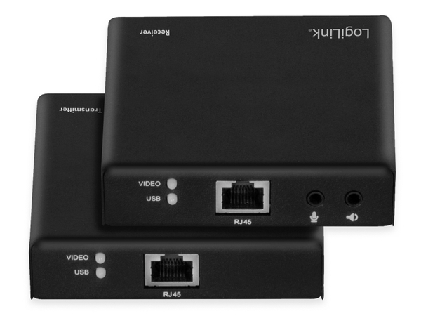 LogiLink HDMI-Extender -Set over IP HD0027, 4x USB-A, 50 m, 1080p/60 Hz - Produktbild 6