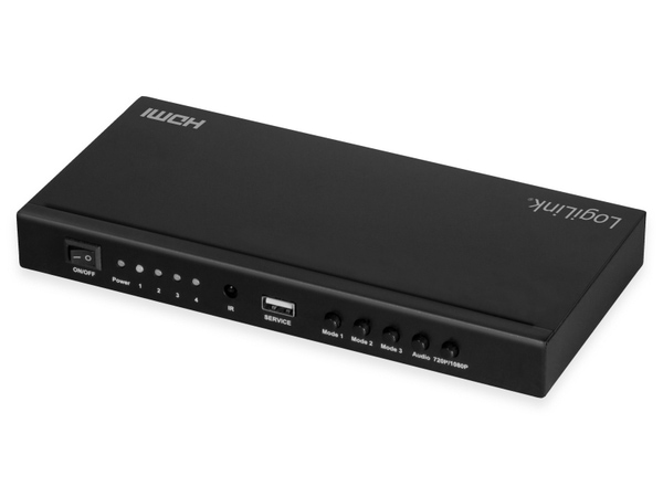 LOGILINK HDMI-Switch HD0052, 4x1-Port, 4K/60 Hz - Produktbild 2