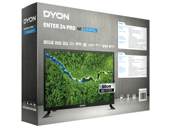 DYON LED-TV Enter 24 Pro X2, 60 cm (24&quot;), HD, EEK F - Produktbild 2