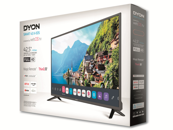 Dyon LED-TV Smart 43 X-EOS, 108 cm (43&quot;), EEK F, FullHD - Produktbild 4