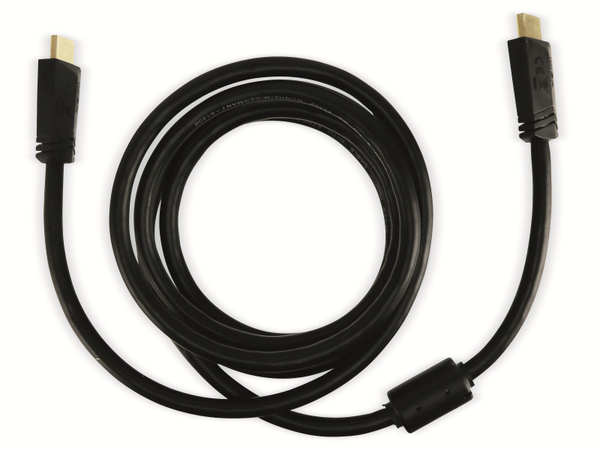 HAMA HDMI-Kabel, 1,80 m, Ferrit, schwarz