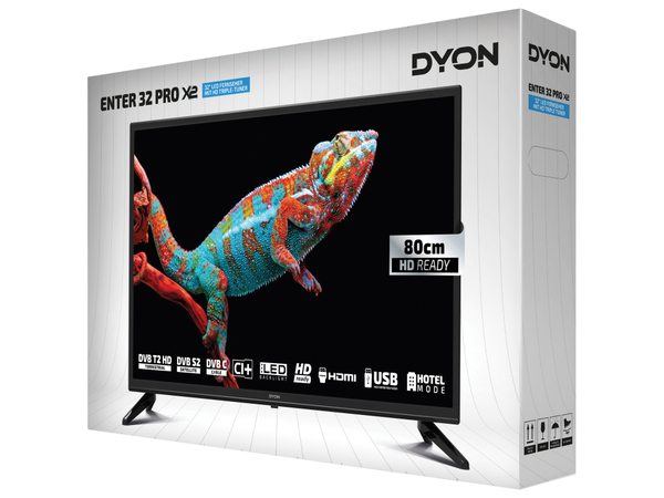 DYON LED-TV Enter Pro X2, 80 cm (32&quot;), EEK F, HD - Produktbild 3