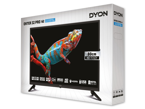 DYON LED-TV Enter Pro X2, 80 cm (32&quot;), EEK F, HD - Produktbild 4