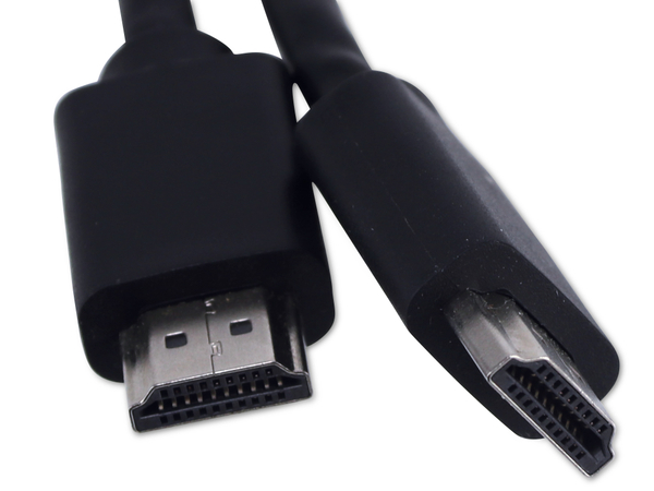 HDMI-Anschlusskabel, schwarz, 1,7 m - Produktbild 2