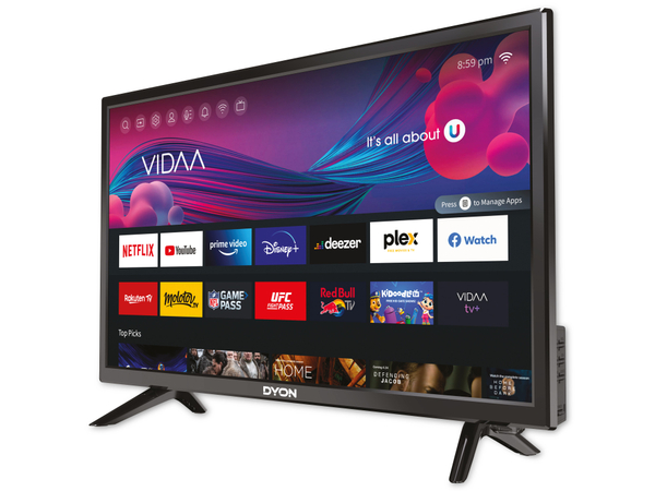 DYON LED-TV Smart 24 VX, 60 cm (24&quot;), EEK: F, mit VIDAA - Produktbild 2