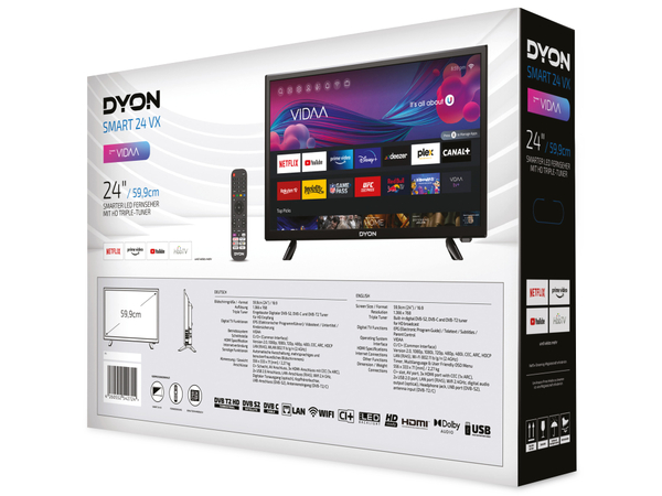 DYON LED-TV Smart 24 VX, 60 cm (24&quot;), EEK: F, mit VIDAA - Produktbild 4