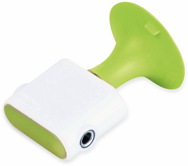 Kopfhörer-Splitter, 3,5 mm, Saugnapf, grün - Produktbild 2