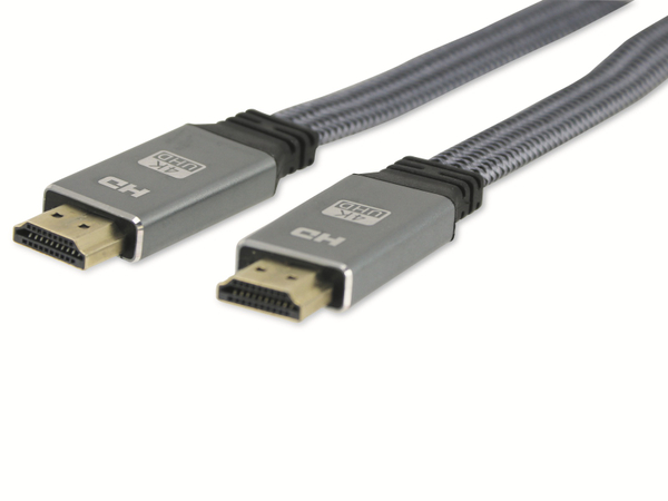 HDMI-Anschlusskabel, grau, 4 k, 5 m - Produktbild 2