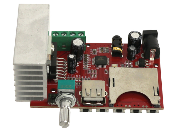 DAYPOWER Stereo-Verstärkermodul mit MP3-Wiedergabe VM-MP3-2x15 - Produktbild 2