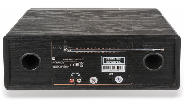 Stereoanlage DUAL DAB 410, schwarz - Produktbild 3