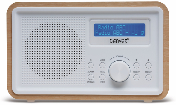 Denver DAB+/FM Digitalradio DAB-35, weiß - Produktbild 2