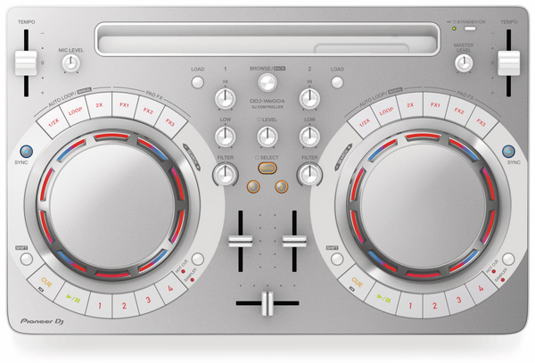 Pioneer DJ DJ Controller DDJ-WeGO4-W, weiß - Produktbild 3