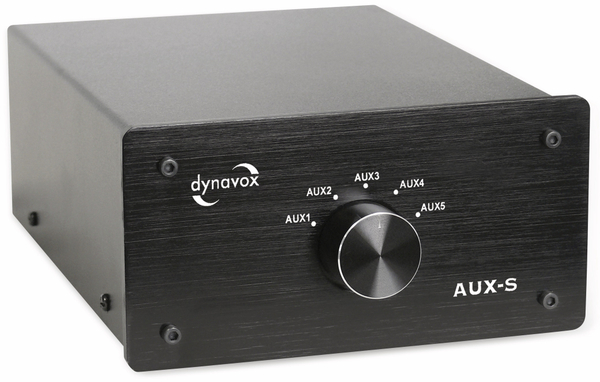 DYNAVOX Eingangs-Erweiterung/Umschalter AUX-S, schwarz - Produktbild 2