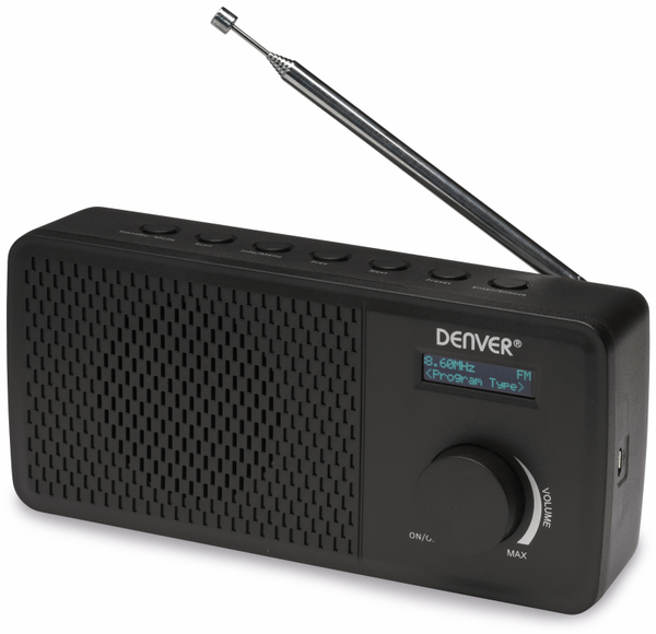 Denver DAB+/UKW Radio DAB-41, schwarz - Produktbild 4