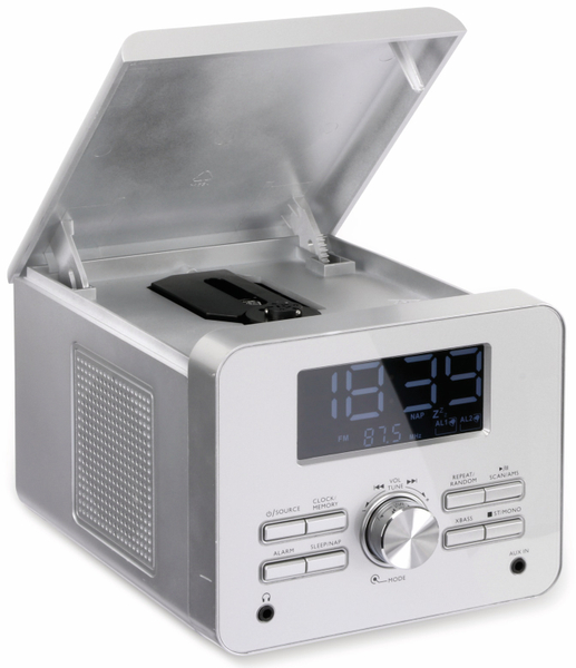 Uhrenradio CDR 264 mit CD-Player, silber, B-Ware - Produktbild 3