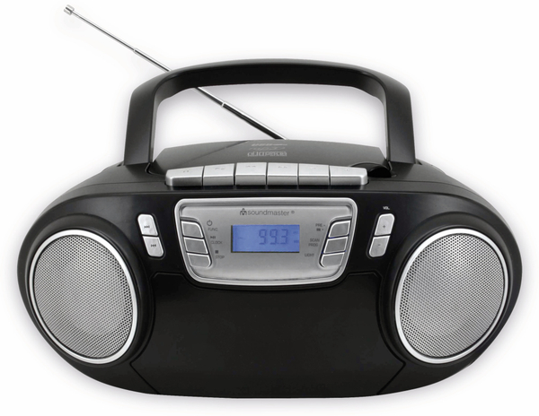 Soundmaster CD-Player SCD5800SW mit Mikrofon, schwarz - Produktbild 3