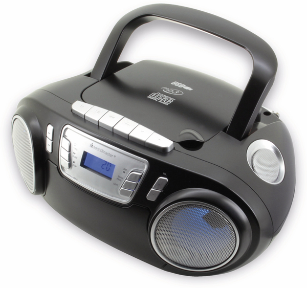 Soundmaster CD-Player SCD5800SW mit Mikrofon, schwarz - Produktbild 6