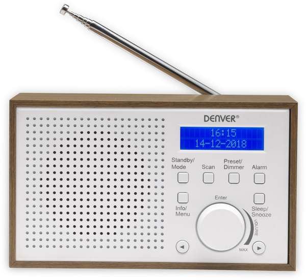 DENVER DAB Radio DAB-46, weiß - Produktbild 5
