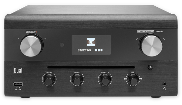 Dual DAB Radio CR 900 Phantom, schwarz, DAB+, Wlan, Bluetooth - Produktbild 2