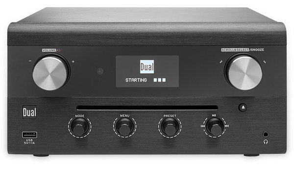 Dual DAB Radio CR 900 Phantom, schwarz, DAB+, Wlan, Bluetooth - Produktbild 4