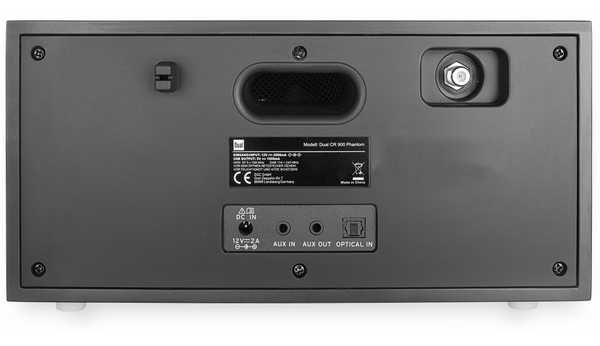 Dual DAB Radio CR 900 Phantom, schwarz, DAB+, Wlan, Bluetooth - Produktbild 5
