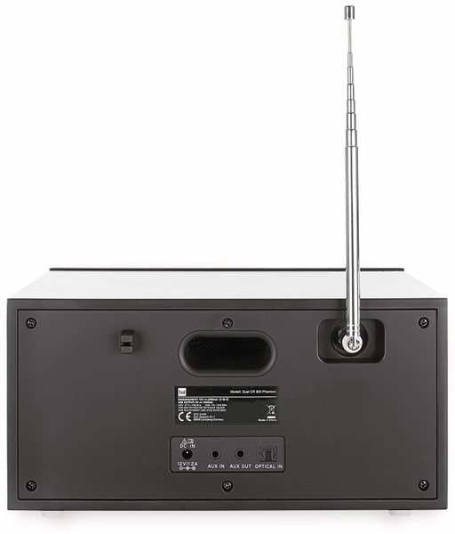 Dual DAB Radio CR 900 Phantom, schwarz, DAB+, Wlan, Bluetooth - Produktbild 6