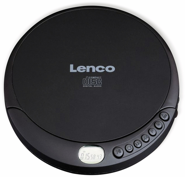 Lenco Portabler CD-Player CD-010, schwarz - Produktbild 2