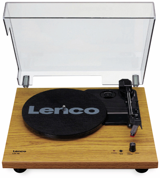 LENCO Plattenspieler LS-10, holzoptik, mit integrierten Lautsprechern