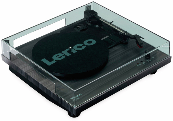 Lenco Plattenspieler LS-10, schwarz, mit integrierten Lautsprechern - Produktbild 4