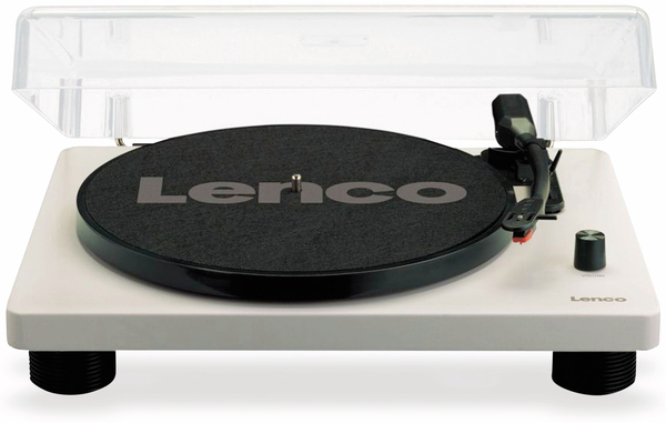 LENCO Plattenspieler LS-50, USB, grau, mit integrierten Lautsprechern