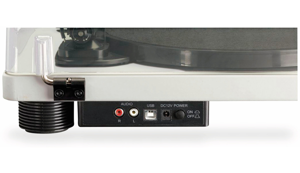 LENCO Plattenspieler LS-50, USB, grau, mit integrierten Lautsprechern - Produktbild 6