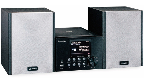 LENCO Stereoanlage MC-250, schwarz, DAB+, Bluetooth, CD/MP3-Player - Produktbild 3