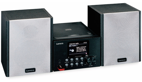 LENCO Stereoanlage MC-250, schwarz, DAB+, Bluetooth, CD/MP3-Player - Produktbild 4