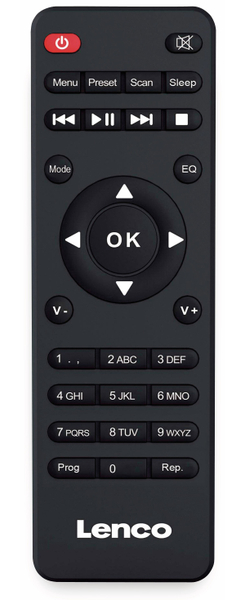 LENCO Stereoanlage MC-250, schwarz, DAB+, Bluetooth, CD/MP3-Player - Produktbild 7