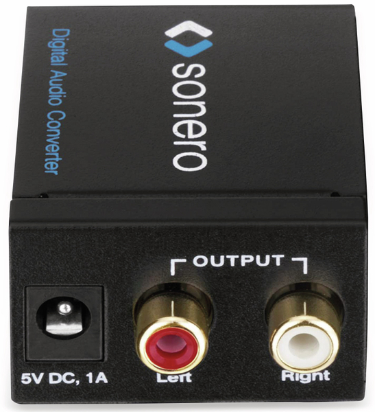 SONERO Audio-Konverter X-AC010, Toslink/Koax zu Cinch/Klinke - Produktbild 2