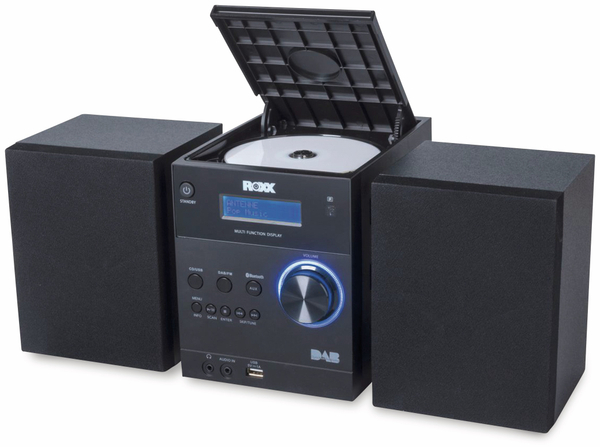 ROXX Stereoanlage MC 401, schwarz, CD, DAB+, Bluetooth - Produktbild 2