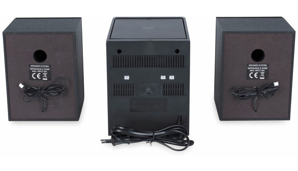 ROXX Stereoanlage MC 401, schwarz, CD, DAB+, Bluetooth - Produktbild 5