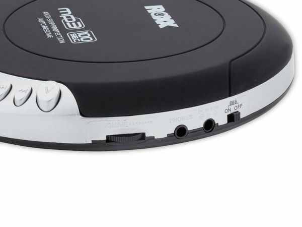 ROXX Portabler CD-Player PCD 501, schwarz - Produktbild 5