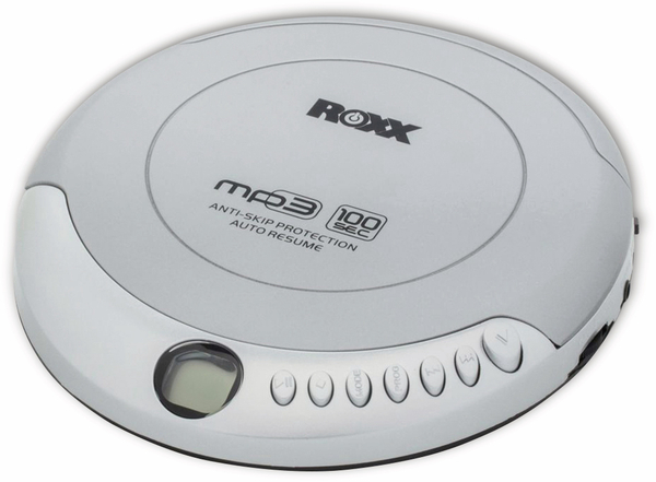 ROXX Portabler CD-Player PCD 501, silber - Produktbild 2