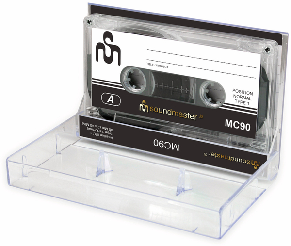 SOUNDMASTER Leerkassette MC90 IEC1, 5er Pack