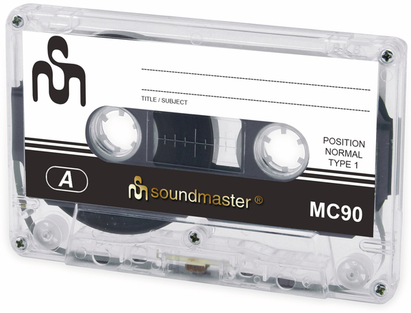 SOUNDMASTER Leerkassette MC90 IEC1, 5er Pack - Produktbild 3