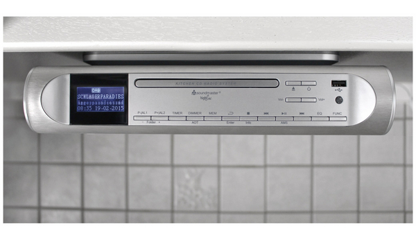 SOUNDMASTER Küchenunterbauradio UR2170SI, DAB+, UKW, silber - Produktbild 4