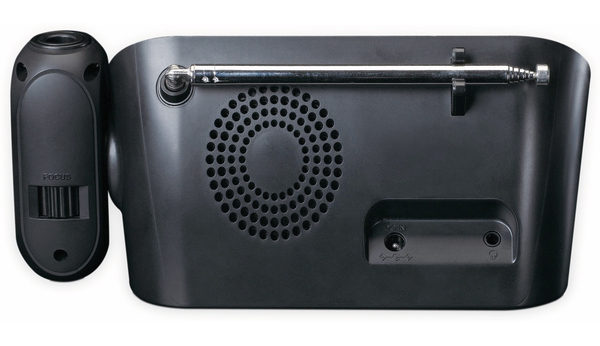 LENCO DAB+/FM Uhrenradio CR-615BK, mit Projektor, schwarz - Produktbild 4
