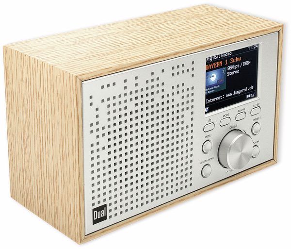 Dual DAB+/UKW Radio DCR 100, Bluetooth, Holzgehäuse - Produktbild 2