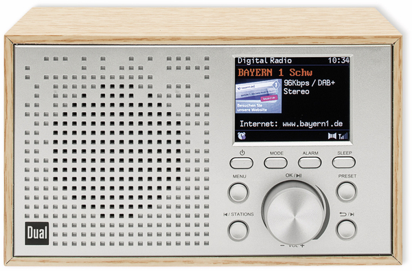 Dual DAB+/UKW Radio DCR 100, Bluetooth, Holzgehäuse - Produktbild 3