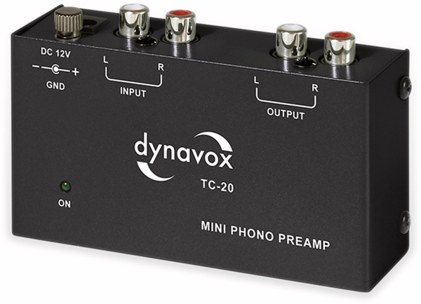 DYNAVOX Phono-Vorverstärker TC-20, schwarz
