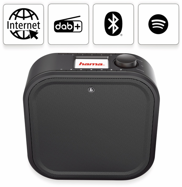 Hama Küchenunterbauradio DIR355BT, DAB+, Internetradio, Bluetooth, schwarz - Produktbild 2
