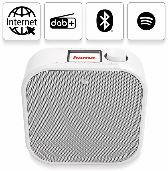 Hama Küchenunterbauradio DIR355BT, DAB+, Internetradio, Bluetooth, weiß - Produktbild 2