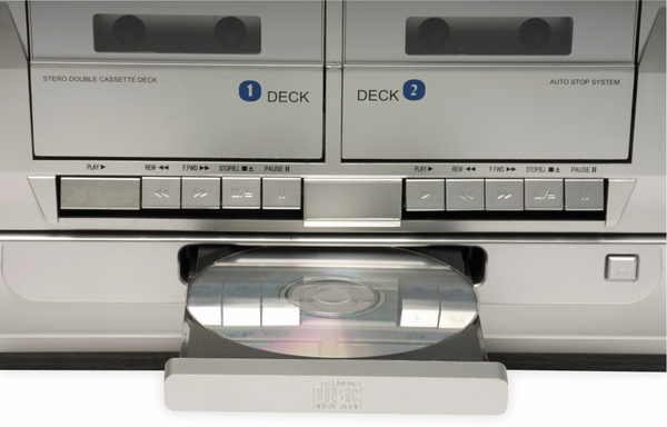 DENVER Stereoanlage MRD-166, DAB+/FM, CD-Player, Turntable, Dual Cassettendeck - Produktbild 5