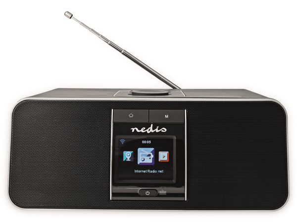 NEDIS Internetradio RDIN5005BK, 42 W, DAB+/FM, Bluetooth, schwarz - Produktbild 2